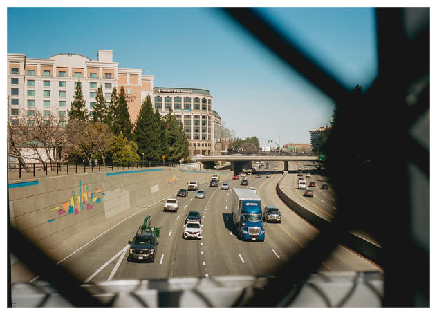 Downtown Sacramento i5 - Pentax K1000 - Kodak Portra 400